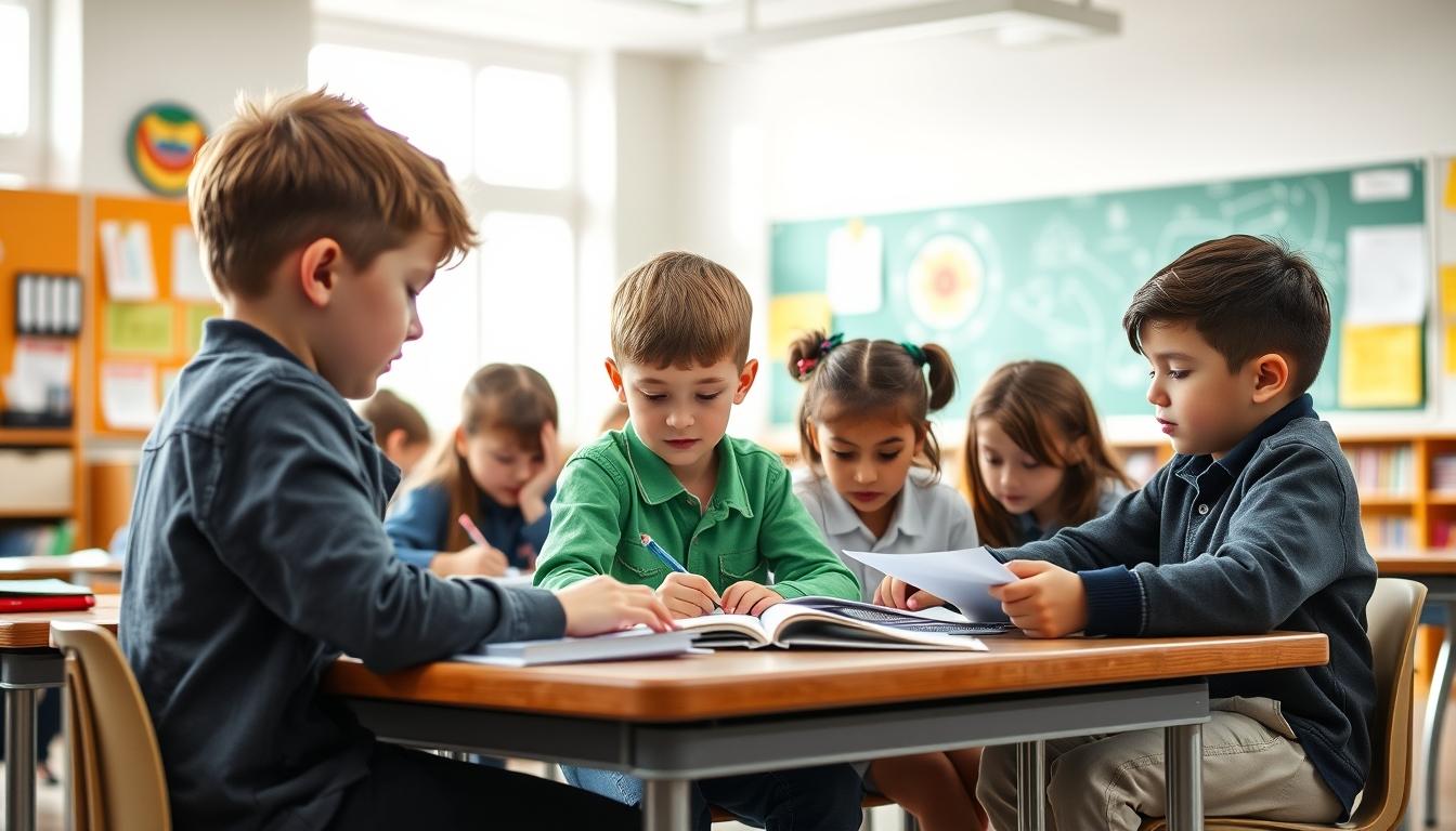 Student developing practical and academic skills